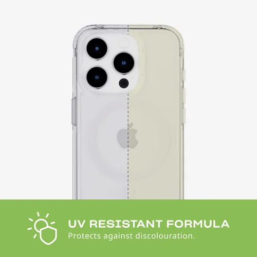 Miniatura 8 de Tech21 Evo - Funda transparente para iPhone 15 Pro, compatible con MagSafe, funda de protección contra impactos, transparente