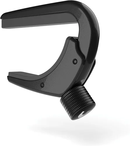 Miniatura 15 de D'Addario Cejilla de guitarra - NS Artist - Para guitarras eléctricas y acústicas de 6 cuerdas - Uso de una sola mano - Soporte de púas integrado
