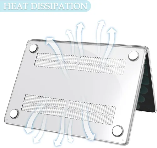 Miniatura 5 de B BELK Funda rígida compatible con MacBook Air de 13 pulgadas 2021 2020-2018 versión A2337 A2179 A1932, carcasa rígida para MacBook Air M1 de 13.3