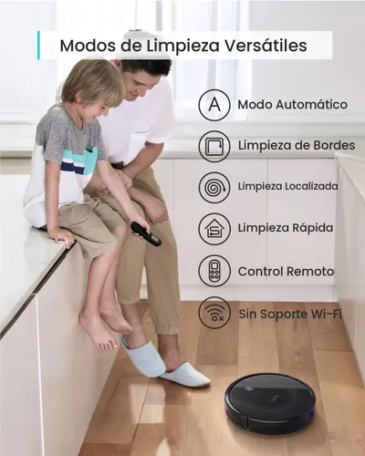 Miniatura 5 de eufy Aspiradora Robot 11S MAX, Superdelgada, Fuerte Succión, Silenciosa, Aspiradora Robótica de Carga Automática, Limpia Pisos Duros y Alfombras