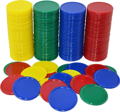 Miniatura 2 de Smartdealspro Juego de 160 fichas de póquer de plástico opaco de 1 1/2 pulgadas con caja para juegos de cartas de casino