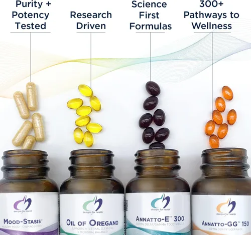 Miniatura 5 de Designs for Health OmegAvail Hi-Po (60 cápsulas blandas) EPA DHA TG Omega-3 con dos veces al día Multi (60 cápsulas) Multivitamínico/mineral premium