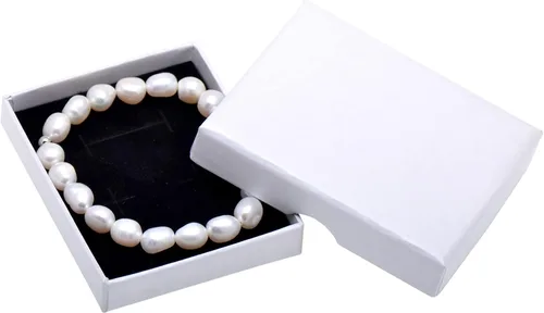 Miniatura 6 de Joseph Brothers Pulsera de perlas de agua dulce cultivadas blancas para mujer, 7 pulgadas