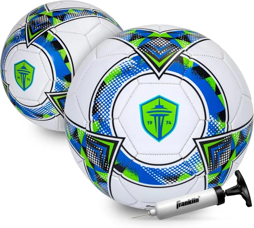 Miniatura 19 de Franklin Sports Pelotas de fútbol oficiales del equipo MLS - Balones de fútbol oficiales tamaño 5 - Balón de fútbol de tamaño y peso reglamentario