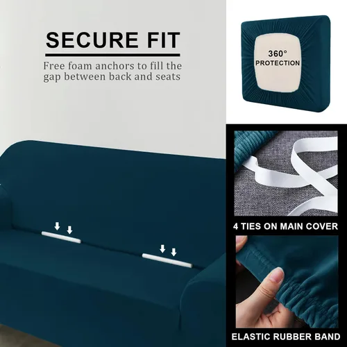 Miniatura 187 de Funda para Sofá de Terciopelo, Fundas Elásticas para Sofá para Funda Principal Separada/Respaldos y Cojines de Asiento, Funda para Sofá, para Fundas