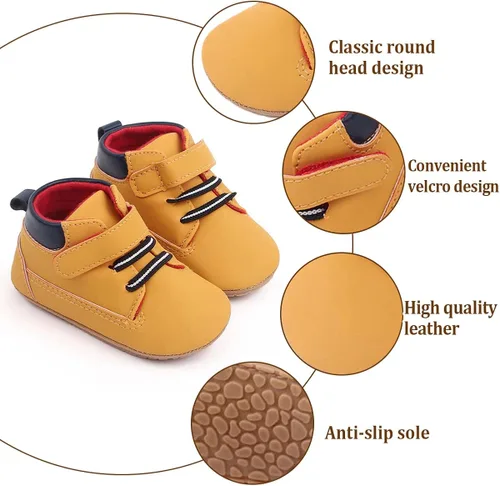Miniatura 4 de KaKaKiKi - Tenis de lona para bebé infante niños tenis con suela de goma antideslizante tenis de caramelo caminantes primerizos precaminando tenis