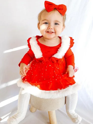 Miniatura 33 de Unutiylo Ropa de bebé recién nacida prematura con tirantes, traje de otoño e invierno, traje de manga larga con volantes