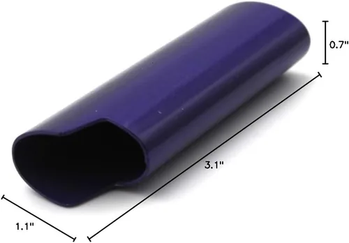 Miniatura 9 de Fundas de metal para encendedores, funda para BIC tamaño completo, encendedor J6, color básico mate, regalo de bricolaje (morado)