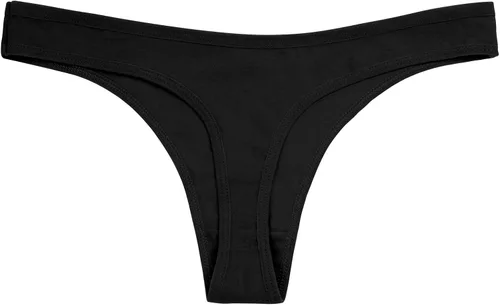 Miniatura 4 de ANZERMSIX - Parte de abajo de bikini tipo tanga algodón transpirable paquete de 6