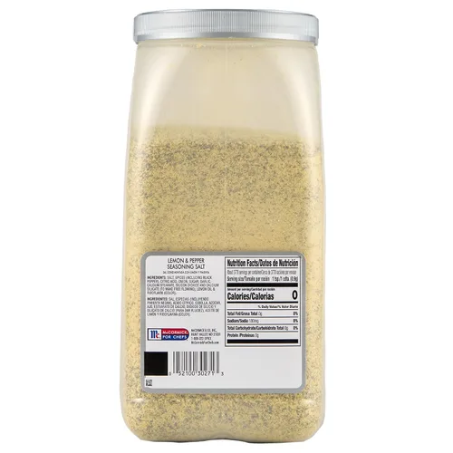 Miniatura 2 de Condimento McCormick Culinary de limón y pimienta, 7.5 libras - Un contenedor de 7.5 libras de condimento a granel de limón y pimienta, perfecto