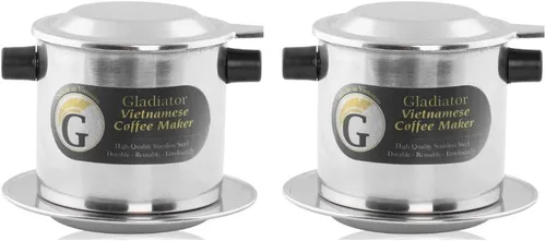 Juego de filtros para cafetera vietnamita, filtros de café estilo prensa francesa, gotero para verter sobre café, cafeteras portátiles, prensa de