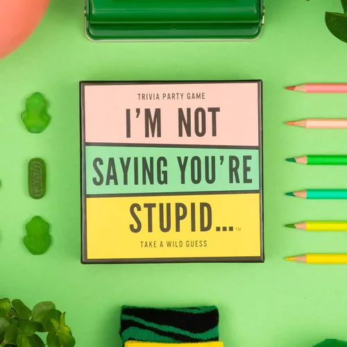 Miniatura 5 de Hygge Games -I'm Not Saying You're Stupid Juego de Trivia, 5.7 x 5.7 x 1.8 pulgadas (idioma español no garantizado)