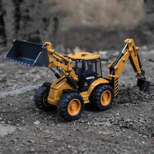 Miniatura 4 de Camión articulado Gemini & Genius con volquete, para metalurgia, escala 1/50, vehículo de ingeniería, modelo de juguetes infantiles