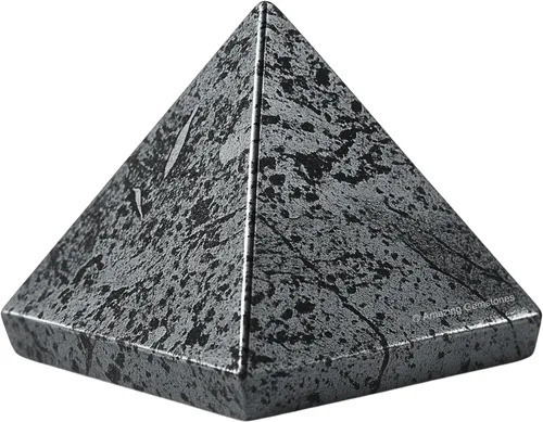 Miniatura 32 de Piedras Curativas de Cristal de Pirámide de Cuarzo Claro de Amazing Gemstone - Figura de Gran Pirámide de 2" de Piedra Natural para Meditación