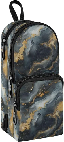 Miniatura 18 de Bolsa de lápiz colorida Bolsa de lápices duradera Caja organizadora Casos de papelería Estuche para lápices Estuche de pluma Colorido