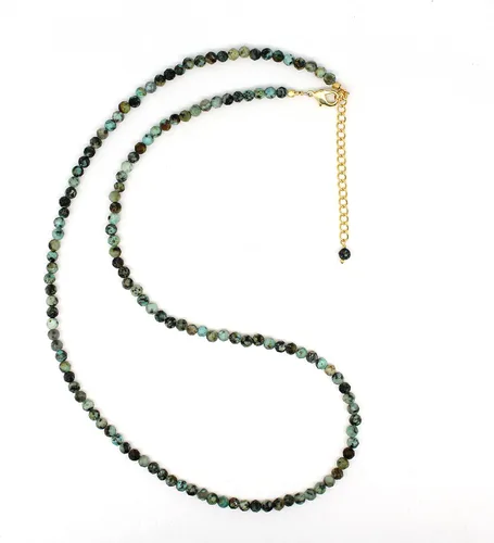 Miniatura 51 de Gempires - Collar de cuentas de piedras naturales hechas a mano, joyería de cristal hipoalergénica de 20 pulgadas, chapado en oro, joyería de moda
