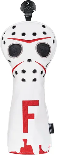 Miniatura 9 de mytag Cubiertas para palos de golf, máscara de hockey, cubierta para la cabeza del conductor, cubierta híbrida de madera de Fariway Fundas