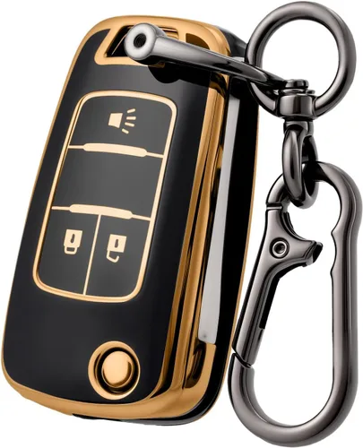 Miniatura 8 de Funda para llavero Chevy Sonic con llavero, funda de TPU suave para llave de automóvil para Chevy Equinox Spark Trax Buick Encore GMC Terrain