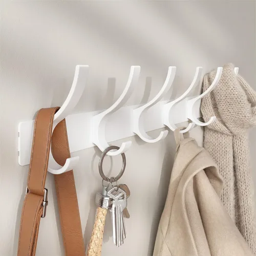 Miniatura 10 de Optish Perchero de Pared para Montar, Gancho para Abrigos de Montaje en Pared, Ganchos de Pared para Colgar, Perchero para Sombreros para Paredes