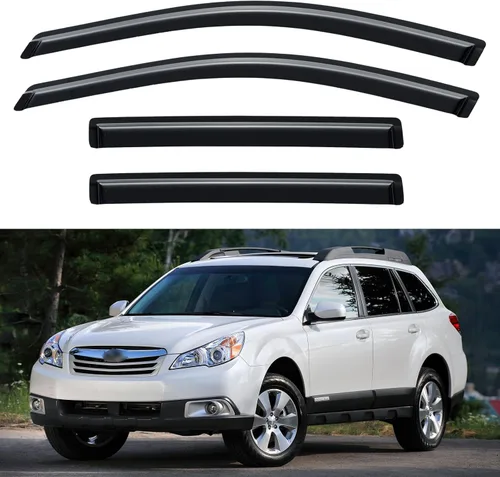 Miniatura 168 de YQAUTEC Viseras de Ventana Protectores de Lluvia para Honda Civic 2022 2023 2024 2025 2026, Deflectores de Viento de Ventilación de Ventana Fuera