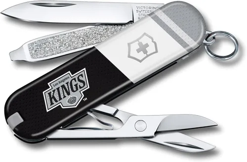 Miniatura 5 de Cuchillo del Ejército Suizo Victorinox Classic SD - Cuchillo de bolsillo compacto de 7 funciones de fabricación suiza con hoja pequeña