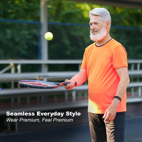 Miniatura 5 de DADO Correa de repuesto deportiva de silicona compatible con WHOOP 5.0, One, Peak y Life Fitness Tracker, transpirable, duradera y cómoda,