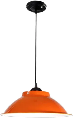 Miniatura 9 de Lámpara colgante amarilla estilo simple iluminación colgante en diseño colorido elegante pantalla de lámpara, accesorios industriales modernos
