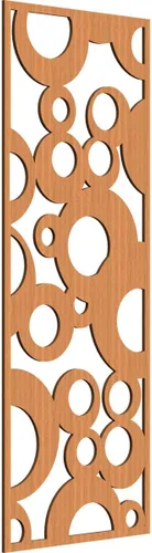 Miniatura 179 de Farwell Paneles de pared decorativos de madera con calado, 13 3/8 pulgadas de ancho x 34 3/8 pulgadas de alto x 1/4 de alto, roble rojo rojo