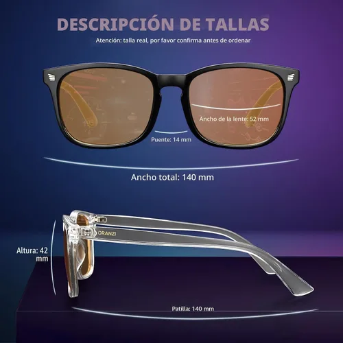 Miniatura 4 de Lentes con bloqueo de luz azul 98.6% para computadora y juegos, anti rayos azules dañinos para un mejor sueño, lentes ámbar antifatiga y fatiga