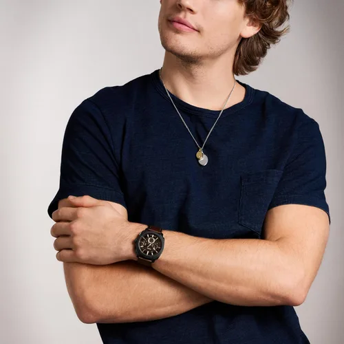 Miniatura 5 de Fossil Reloj cronógrafo de acero inoxidable para hombre