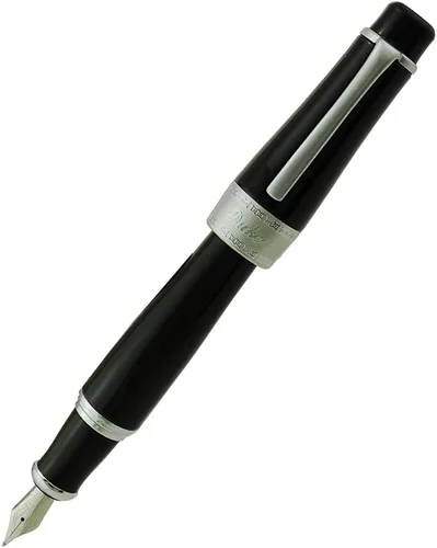 Miniatura 8 de Asvine Charlie Chaplin - Pluma negra conmemorativa Fude de caligrafía china, pluma estilográfica negra de punta doblada fina a ancha por Duke