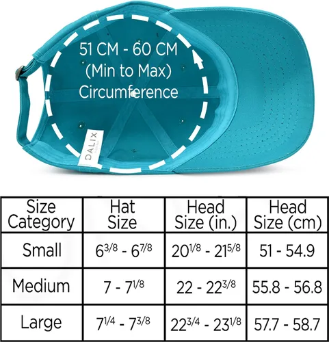 Miniatura 98 de DALIX Gorra de béisbol para papá, lisa, para hombre, mujer, algodón, ajustable, en blanco, sin estructurar, suave