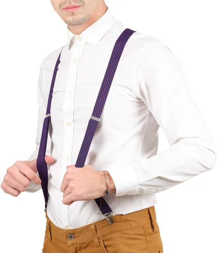 Miniatura 70 de Tirantes para hombre Tirantes elásticos con espalda en Y