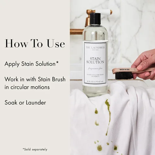 Miniatura 5 de The Laundress Cepillo de manchas, cepillo de lavandería para eliminar manchas, cepillo para manchas para ropa, cepillo pequeño para limpiar espacios