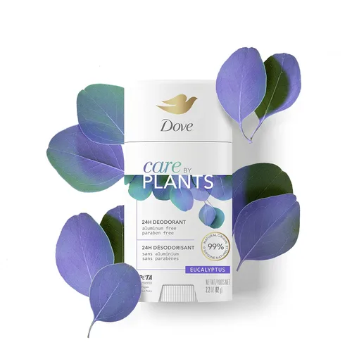 Miniatura 10 de Dove Care by Plants - Desodorante en barra para el cuidado de la piel de las axilas y protección desodorante las 24 horas, desodorante de eucalipto