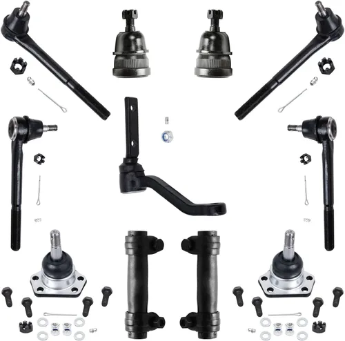 Miniatura 293 de Detroit Axle – Kit de suspensión delantera para Hyundai 2013-2018 Santa Fe 2 enlaces de barra de estabilizador 4 varillas de amarre interiores