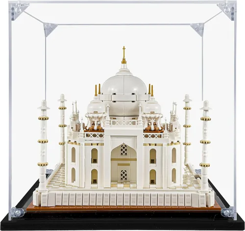 Miniatura 4 de Vitrina acrílica compatible con LEGO Taj Mahal #21056, vitrina a prueba de polvo (solo funda) (juegos de Lego no incluidos)