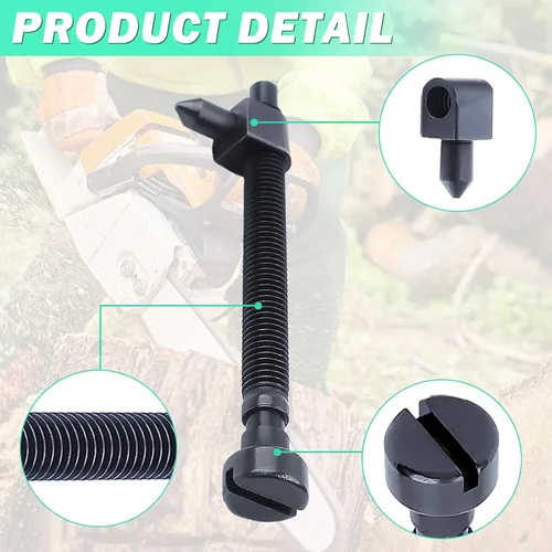 Miniatura 6 de Adefol Paquete de 3 tornillos tensores de cadena para Husqvarna 42 44 50 51 51EPA 55 55 Rancher 234 238 242 246 133 444 motosierra reemplazar