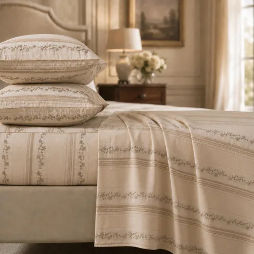 Miniatura 122 de FADFAY Juego de sábanas de cama vintage con diseño floral rosa tamaño King, 100% algodón premium, diseño floral shabby chic desgastado y elegante