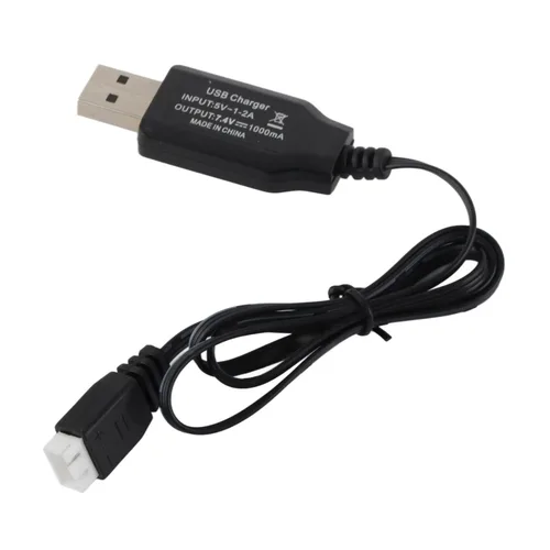 Miniatura 4 de Cable de carga RC, cable de carga USB de metal duradero para camiones a escala 1:12 y vehículos de construcción para aficionados, entusiastas