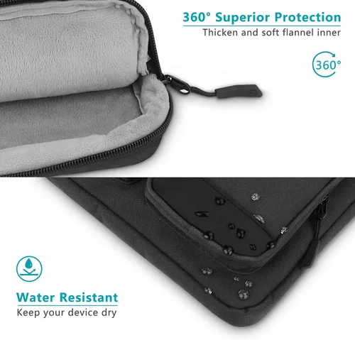 Miniatura 3 de Alfheim Funda para laptop de 14 a 14.2 pulgadas, protección de 360°, impermeable, a prueba de golpes, ligera, para MacBook Air 15, compatible