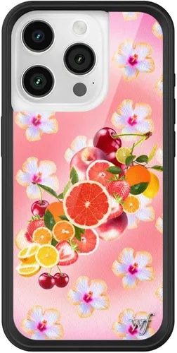 Miniatura 20 de Wildflower - Fundas compatibles con Apple iPhone 15 Pro Protector de goma negro, certificado de prueba de caída de 4 pies, propiedad de mujeres