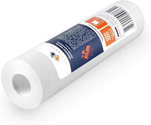 Miniatura 2 de Aquaboon cartucho de filtro de agua de sedimento ranurado, 10 pulgadas, para cualquier unidad estándar RO