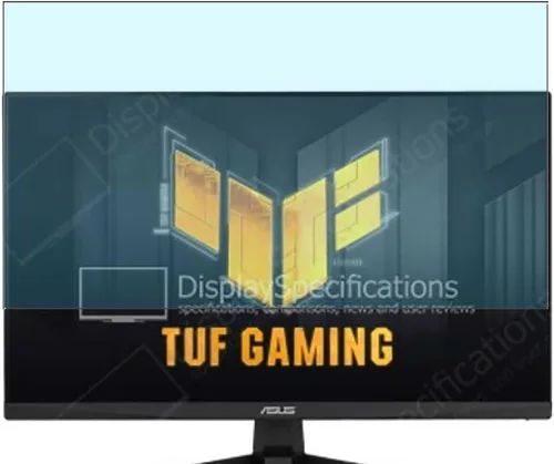 Puccy - Paquete de 2 protectores de pantalla anti luz azul, compatibles con Asus TUF Gaming VG279QM1A 27 pulgadas Monitor de película de TPU (no