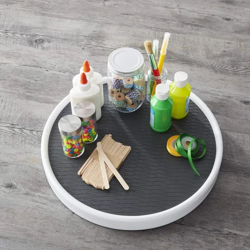 Miniatura 3 de Copco Pro - Mesa giratoria Lazy Susan de 15 pulgadas, organizador antideslizante para despensa o gabinete para especias, condimentos y botellas