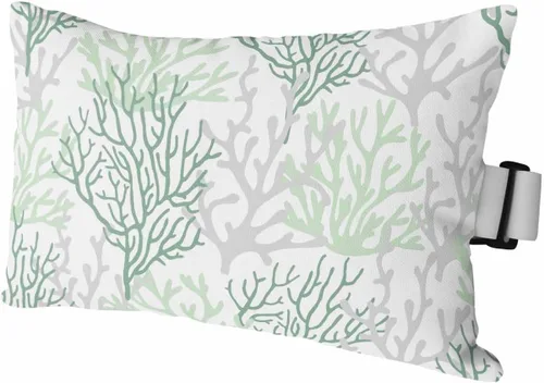 Miniatura 11 de PIEPLE Blue Flower - Almohada rectangular para reposacabezas para exteriores e interiores, 11 x 16 pulgadas, relleno de poliéster, impermeable