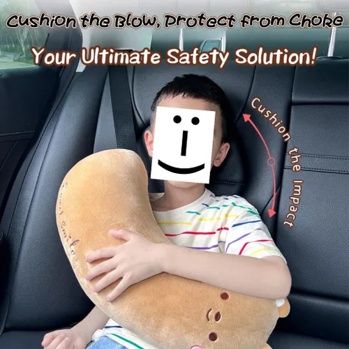 Miniatura 2 de Cinturón de seguridad para automóvil, almohada para relleno de calcetines, lindo juguete de conejo, cinturón de seguridad, almohadilla de hombro