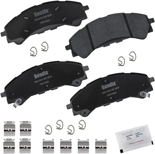 Miniatura 442 de Pastillas de freno delanteras cerámicas Bendix Priority1 CFC2302 para Hyundai Elantra 2021, Sonata 2022-2020, Kia K5 2023-2021