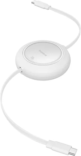Miniatura 8 de Baseus Cable USB C a USB C, cable de carga rápida retráctil USB C 5A de 100 W, cable de carga rápida USB tipo C de 4 etapas de longitud