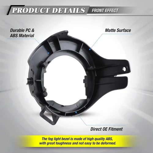 Miniatura 3 de Cubiertas de luces antiniebla para Nissan Frontier 2005-2009, Nissan Pathfinder 2005-2012 (con parachoques pintado) OEM antiniebla de repuesto